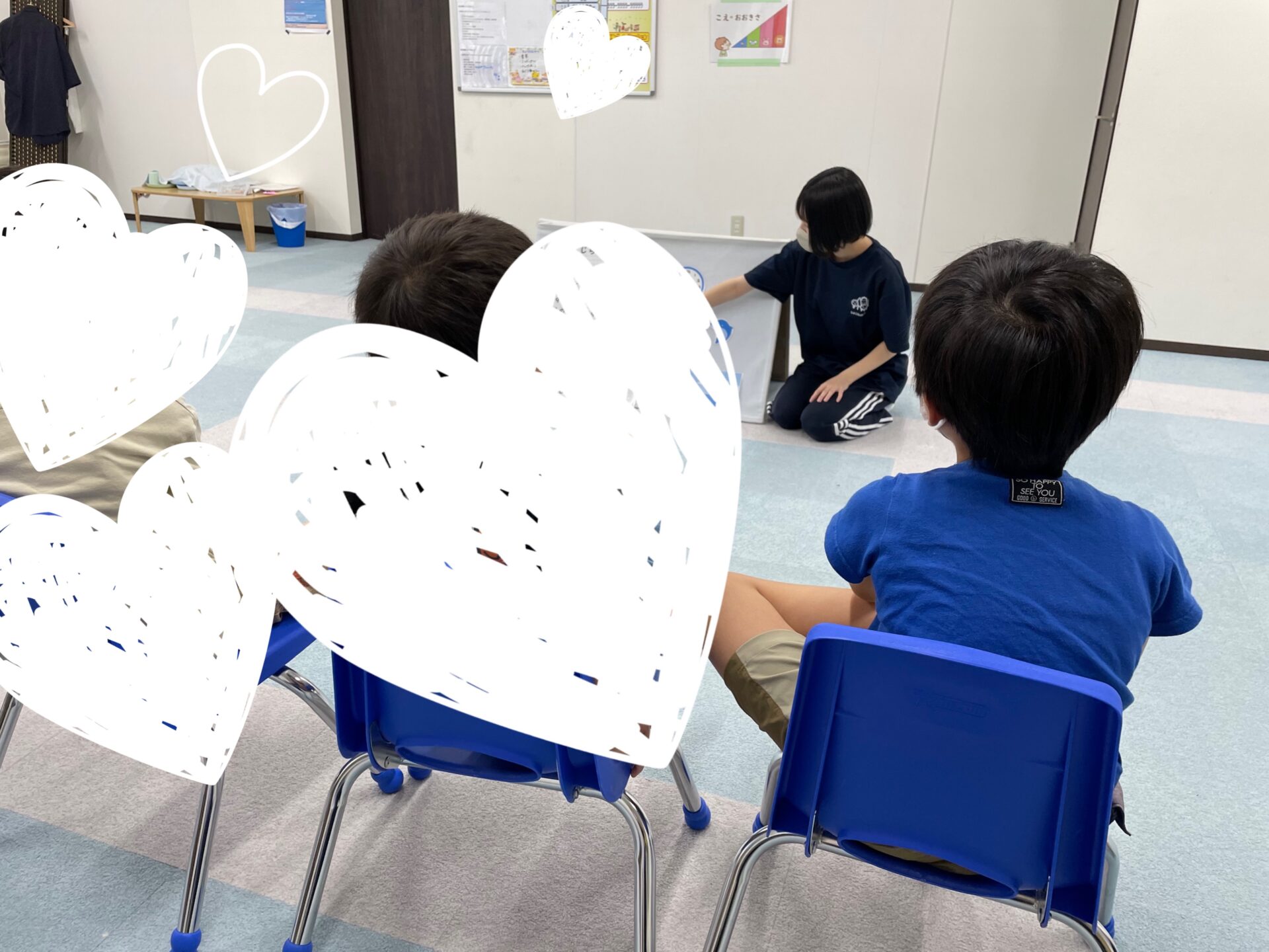 チルハピ富沢教室『しっかり座ってお話を聴きます😊✨』