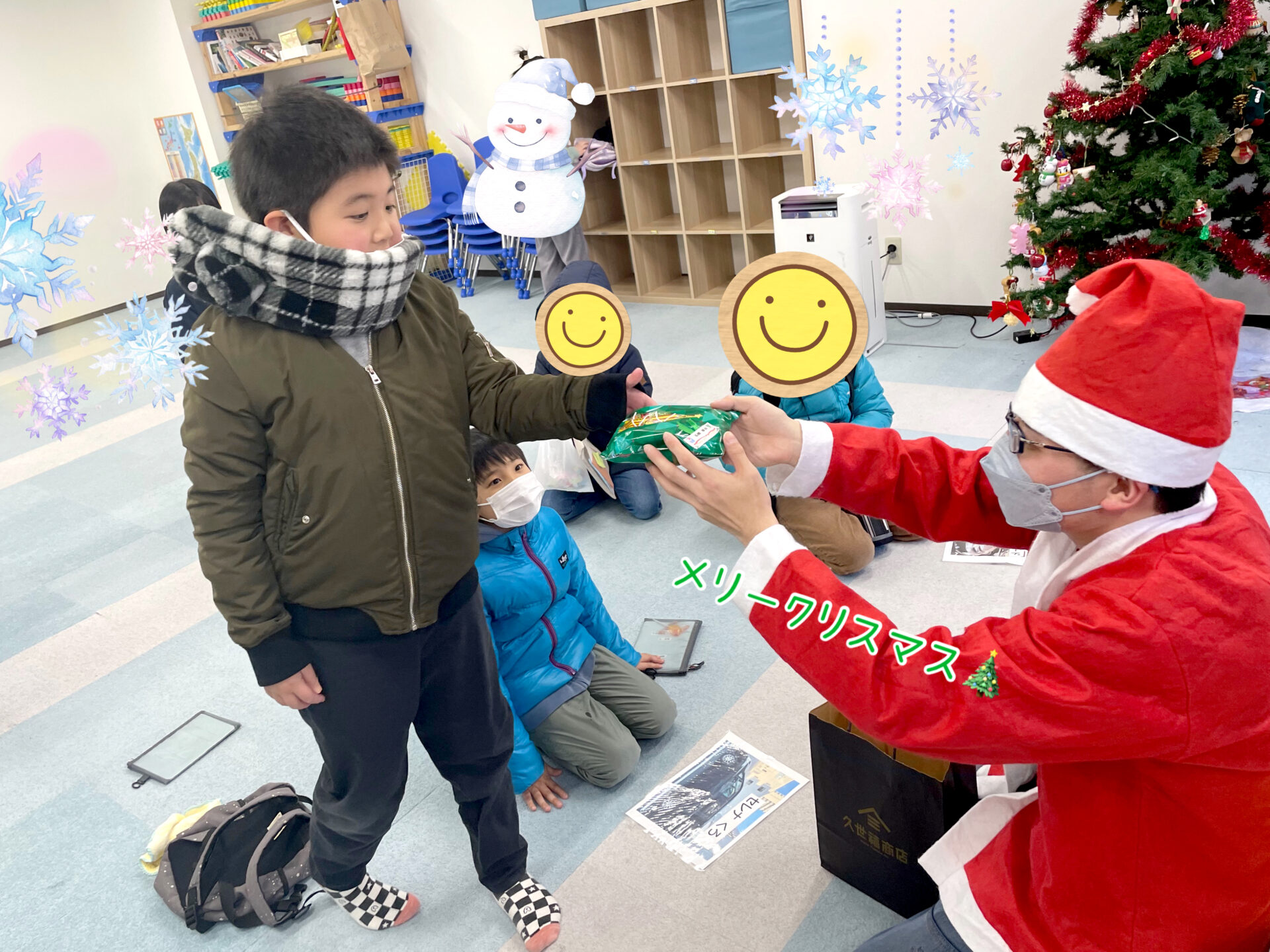チルハピ富沢教室『今日は「クリスマス」🎄サンタさんが来たよ🎅』